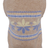 Sandro Women's Beige Knit Alpaca Blend Vest Size 38 FR 10 UK 6US SFPPU02109