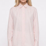 Sandro Paris Damen-Shirt aus 100 % Baumwolle mit rosa Streifen, Größe 1 S, 8 SFPCM00020