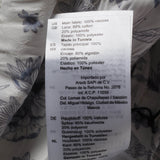 Sandro Damenkleid mit Blumenmuster und blauer Spitzenverzierung, Größe 36 FR, 8 UK, 4 US, R20639E