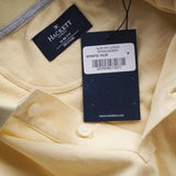 Hackett London Herren-T-Shirt, gelb, 100 % Baumwolle, kurzärmelig, Poloshirt Größe  M HM562363