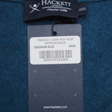 Hackett London Men's Blue Knit Zip Cashmere Blend Sweater Size 3XL HM702833