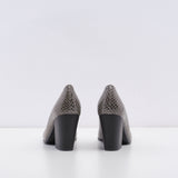 Hogan Women's Green Leather H577 Decollette Heels Size 39 EU 6 UK 9 US