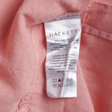 Hackett London Men's Pink Cotton & Linen Shirt Size L HM309530