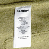Sandro Women's Green Oversized Wool Blend Jacket Size 40 FR 12 UK 8US SFPOU00319