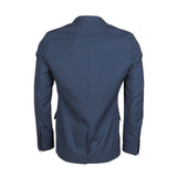 Sandro Paris Men's Blue 100% Virgin Wool Suit Jacket Size 48 FR 38 UK SHPVE00358