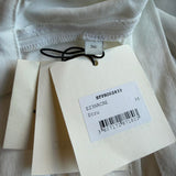 Sandro Paris Damen-Midi-Kleid in Ecru mit V-Ausschnitt, Größe 36 (FR), 8 (UK), 4 (US), SFPRO02833