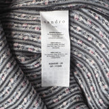Sandro Paris Mehrfarbiges Midi-Kleid für Damen aus Viskose mit Blumenmuster, Größe 36 S, Art.-Nr. R20433E