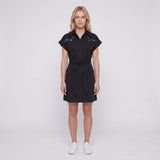 Sandro Paris Women's Black Viscose Linen Short Dress Size 36 S 8 SFPRO000473