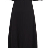 Sandro Damen-Longkleid in Schwarz mit Strasssteinen, Größe 34 FR, 6 UK, 2 US, SFPRO02951