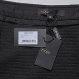Maje Women's Black Velvet Vinyl Tweed Short Skirt Size 36 FR 8 UK 4US MFPJU00889