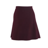 Sandro Paris Women's Burgundy Knit Button Short Skirt Size 0 XS UK 6 J2895H