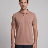 Hackett London Men's Beige 100% Cotton Short Sleeve Polo Shirt Size S HM562363