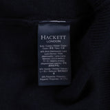 Hackett London Men's Navy Knit Crew Neck Cashmere Blend Sweater Size S HM702831