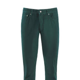 Hackett London Men's Dark Green Moleskin Tapered Trousers Size 30 R HM212563