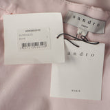 Sandro Paris Damen-Shirt aus 100 % Baumwolle mit rosa Streifen, Größe 1 S, 8 SFPCM00020