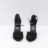 Maje Schwarze Wildleder-Pumps mit Nieten für Damen, Größe 37 EU / 4 UK / 6,5 US