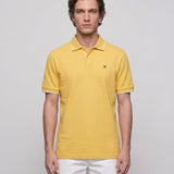 Hackett London Men's Yellow Short Sleeve 100% Cotton Polo Shirt Size S HM562979