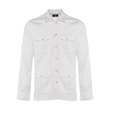 Hackett London Men's Ecru 100% Cotton Overshirt Size M HM309147