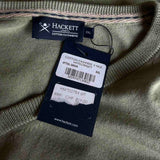 Hackett London Men's Green Cashmere Blend V-Neck Sweater Size XXL HM702784