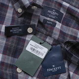 Hackett London Men's Multicolor Check Cotton Flannel Shirt Size XXL HM309208