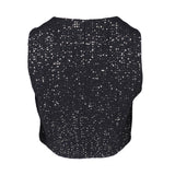 Maje Women's Black Wool Blend Tweed Vest Size 40 FR 12 UK 8 US MFPVE00427