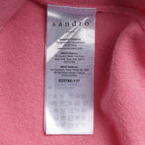 Sandro Women's Pink Knit Wool Cashmere Sweater Size 40 FR 12 UK 8 US S2376E