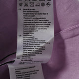 Sandro Women's Purple Long Embroidered Linen Dress 38 FR 10 UK 6 US SFPRO02982