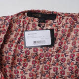 Maje Women's Multicolor Satin Floral Blouse Size 38 FR 10 UK 6 US MFPTO00795