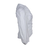 Sandro Paris Weiße Damenbluse mit langen Ärmeln und Raffung, Größe 3 L 12 SFPTO00557