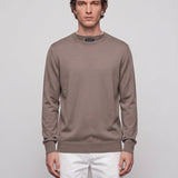 Hackett London Men's Brown Knit Merino Wool Silk Sweater Size 2XL HM702834