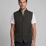 Hackett London Men's Khaki Down Filled Gilet Size S HM402972