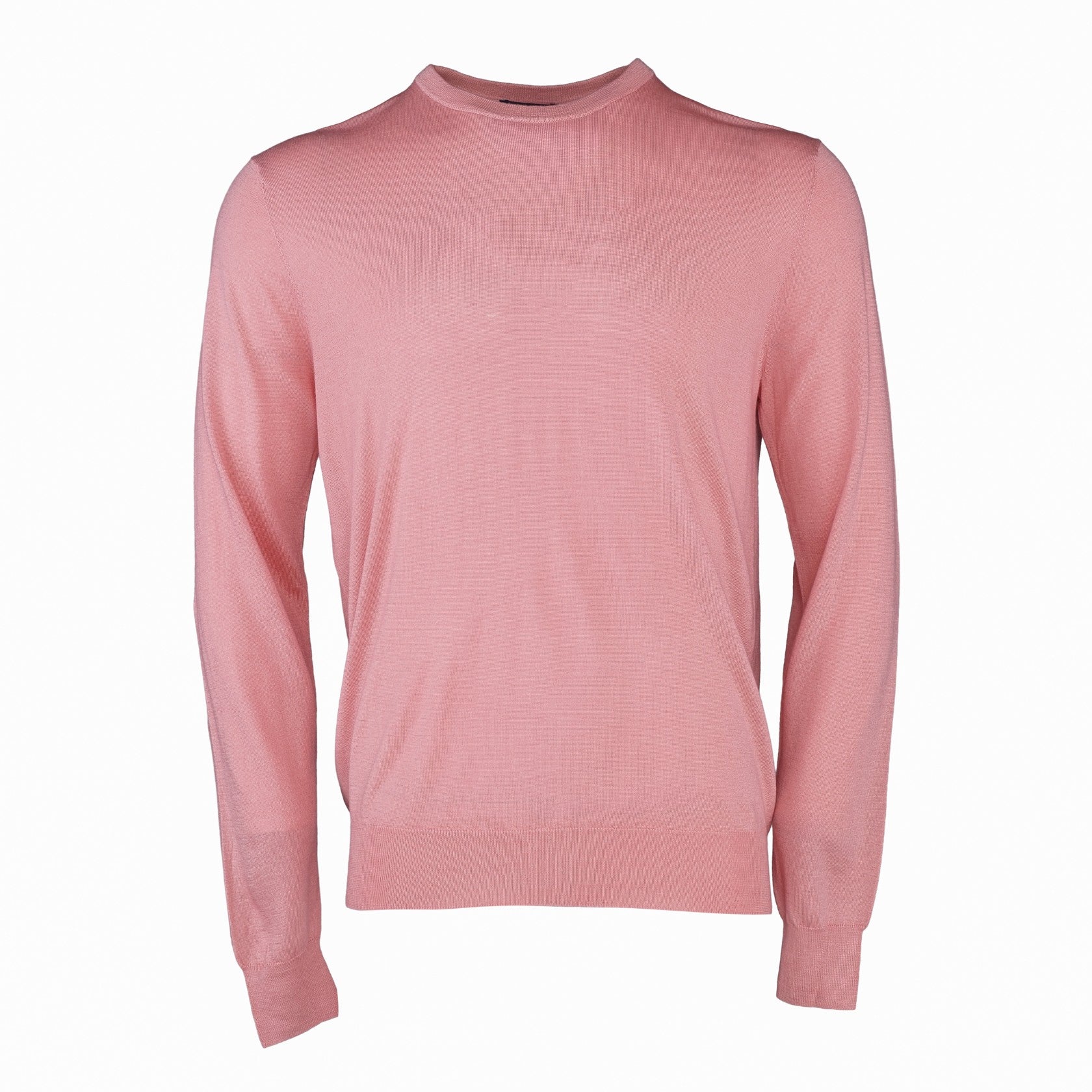 Hackett London Men's Pink Crew Neck Merino Wool & Silk Sweater Size 2XL HM702803