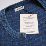 Sandro Women's Blue Sequins Tweed Short Dress Size 36 FR 8 UK 4 US SFPRO03474