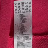 Sandro Damen-Kurzkleid in Rosa mit „ Strick “-Aufdruck und Knopfleiste, Größe 36 (FR), 8 (UK), 4 (US), SFPRO02745