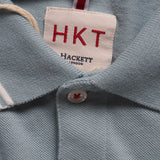 Hackett London Herren-T-Shirt, blau, 100 % Baumwolle, kurzärmelig, „ Poloshirt  “, „Größe “, XXL, HM562395