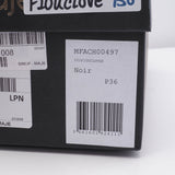Maje Schwarze flache Sandalen mit Nieten und Bindeband für Damen, Größe 36 (EU), 3,5 (UK), 6 (US), MFACH00497