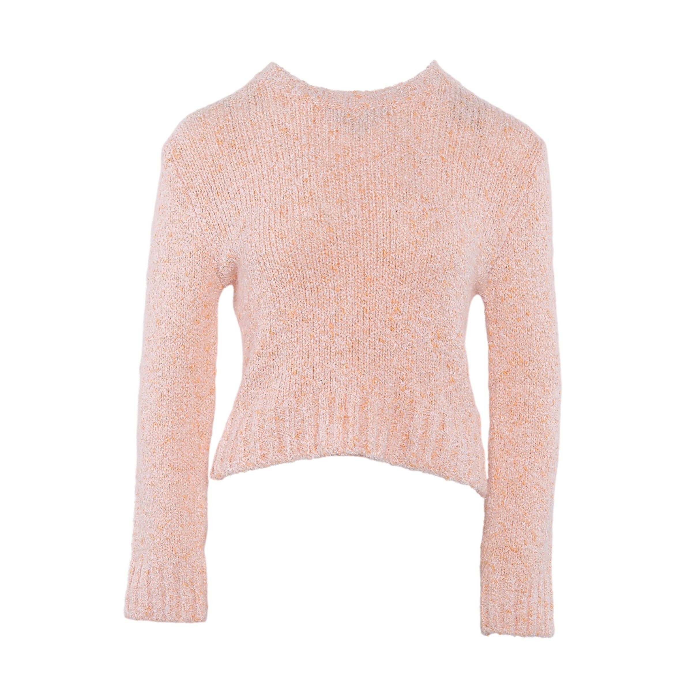 Maje Women's Orange Knitted Mohair Blend Sweater Size 36 FR 8 UK 4 US MFPPU00461