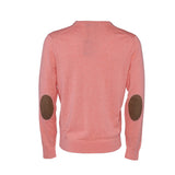 Hackett London Men's Pink Knit V-Neck Cashmere Blend Sweater Size L HM702784