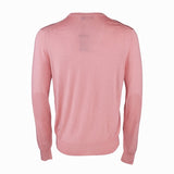 Hackett London Men's Pink Crew Neck Merino Wool & Silk Sweater Size M HM702803