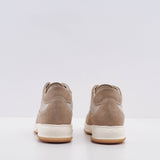 Hogan Men's Beige Suede Interactive Allacciato Sneakers Size 38.5 EU 5.5 UK 7 US