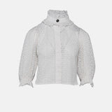 Sandro Women's White 100% Cotton Blouse Size 36 FR 8 UK 4 US SFPCM00468