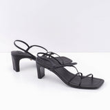 Sandro Damen-Sandalen mit Riemchen und Absatz, schwarz, Größe 38 (EU), 5 (UK), 8 (US), SFACH00937