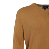 Hackett London Top-Pullover „ Strick “ mit V-Ausschnitt „ Wolle “, gelb, Größe L, HM703031