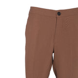 Sandro Men's Brown Elasticated Waist Trousers Size 42 FR 32 UK 24 US SHPPA00609