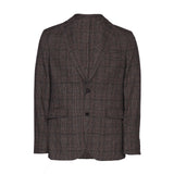 Hackett London Men's Brown Check Wool Blend Suit Jacket Size 40 L HM443002