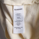 Sandro Paris x Wrangler Men's Yellow Embroidered Hoodie Size XS SHPSW00590