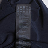 Sandro Paris Men's Dark Navy Knit Short Sleeve Shirt Size S SHPTR00462