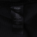 Maje Women's Black Tweed Jacket And Skirt Set Size 38 FR 10 UK 6 US MFPVE00412