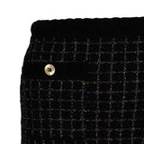 Sandro Women's Black Wool Blend Short Skirt Size 38 FR 10 UK 6 US SFPJU00994