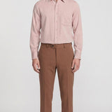 Sandro Men's Brown Elasticated Waist Trousers Size 42 FR 32 UK 24 US SHPPA00609